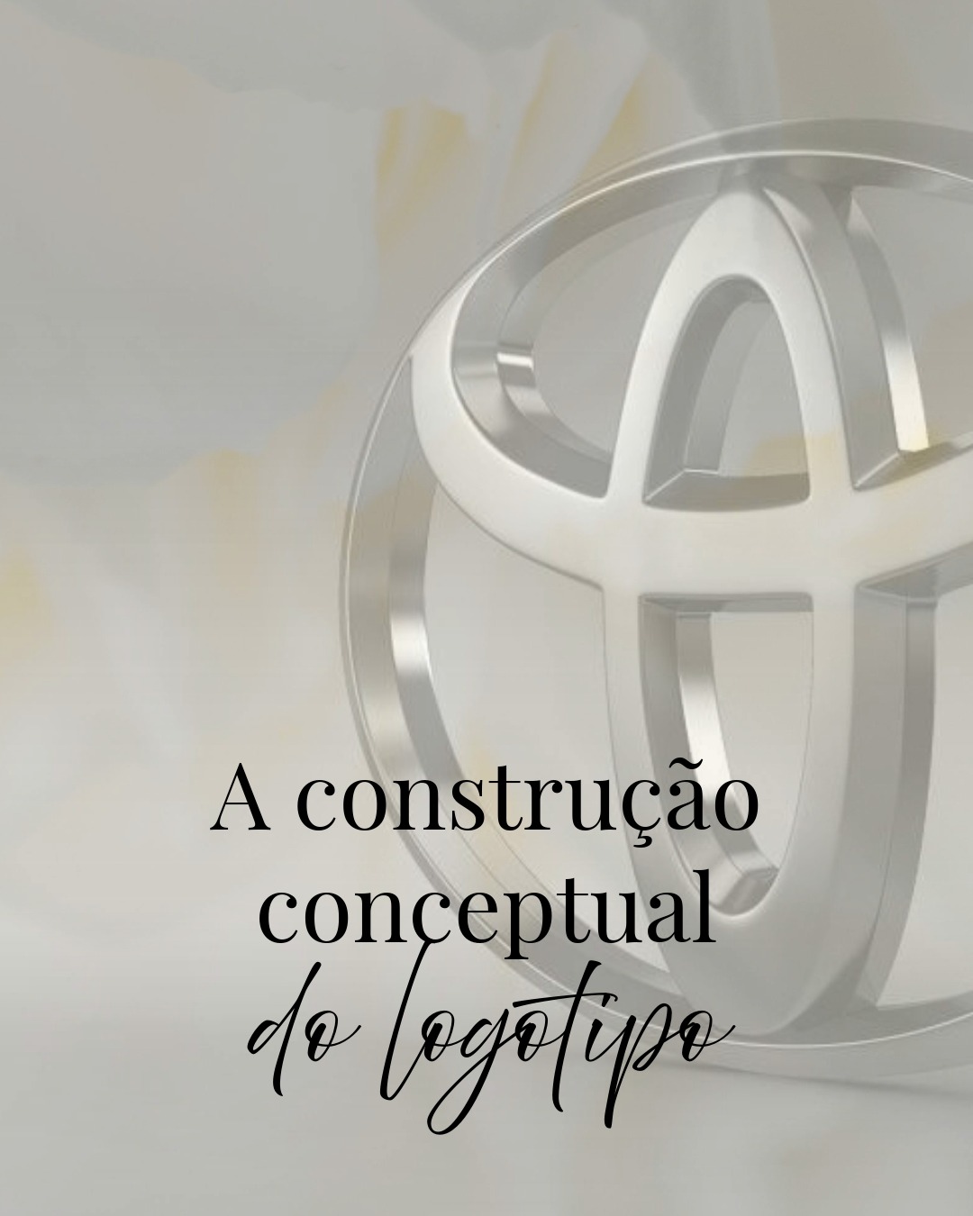 O design do logótipo da Toyota